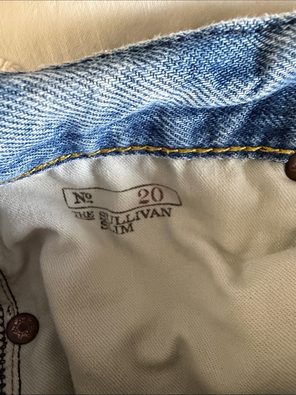 Polo Ralph Lauren boys Sullivan Slim Distressed Jean size 20 - Picture 6 of 7